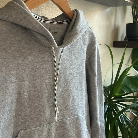 LAST CHANCE J Crew Grey Hoodie XS Wide Sleeve - Picture 3 of 6